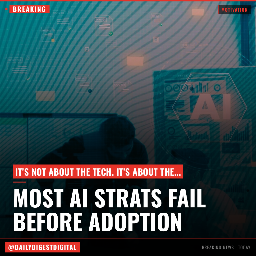 Most AI Strategies Fail Before Real Adoption Begins — So We Paused Our Entire Company for 2 Weeks to Break That Pattern