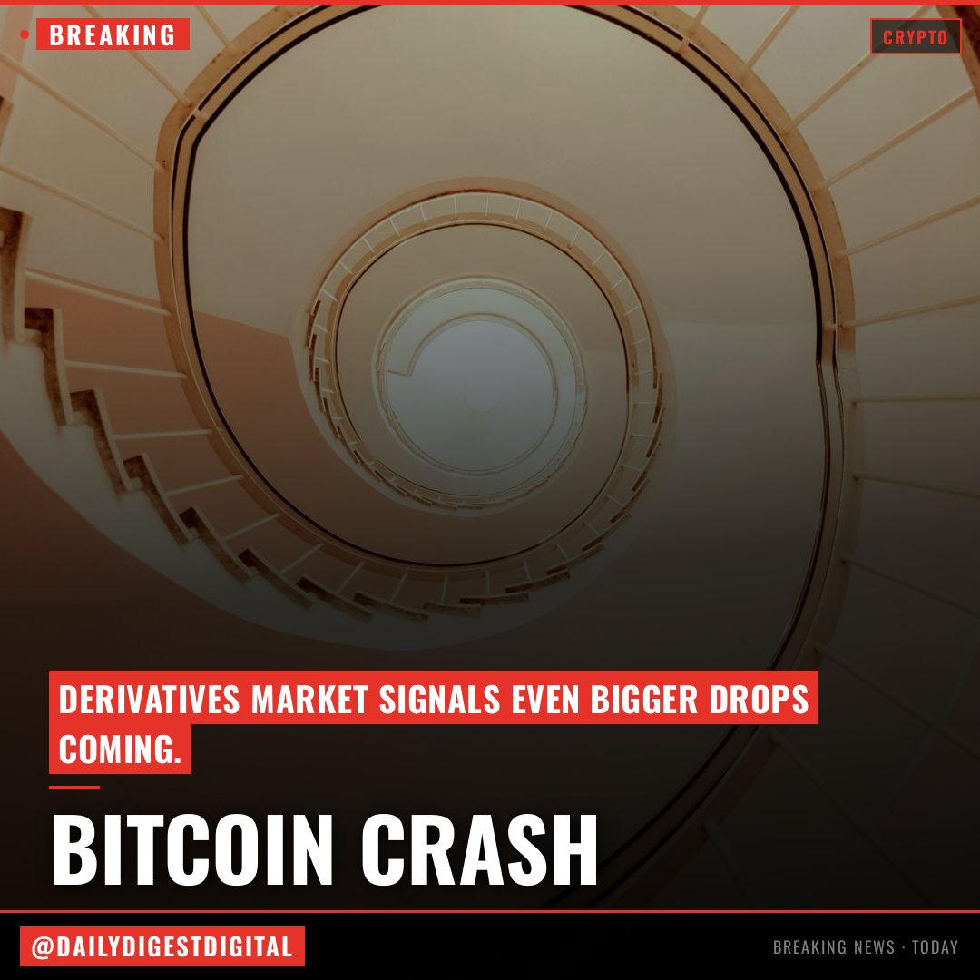 Bitcoin has shed $5,000 within days. ETF flows, derivatives say the selloff could worsen