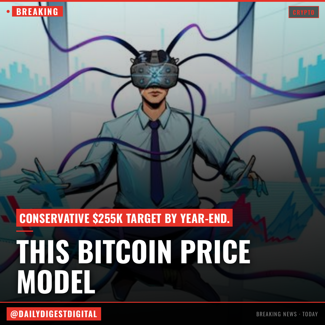 This Bitcoin price model targets ‘conservative’ $255K by year-end