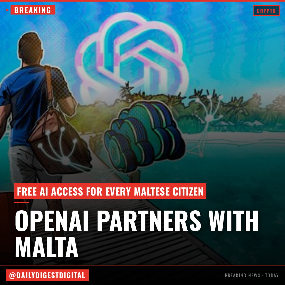 OpenAI partners with Malta to give all citizens free ChatGPT Plus access