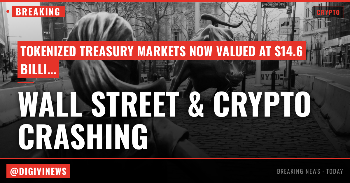 Wall Street and crypto are crashing into each other as tokenized treasury markets hit $14.6 billion