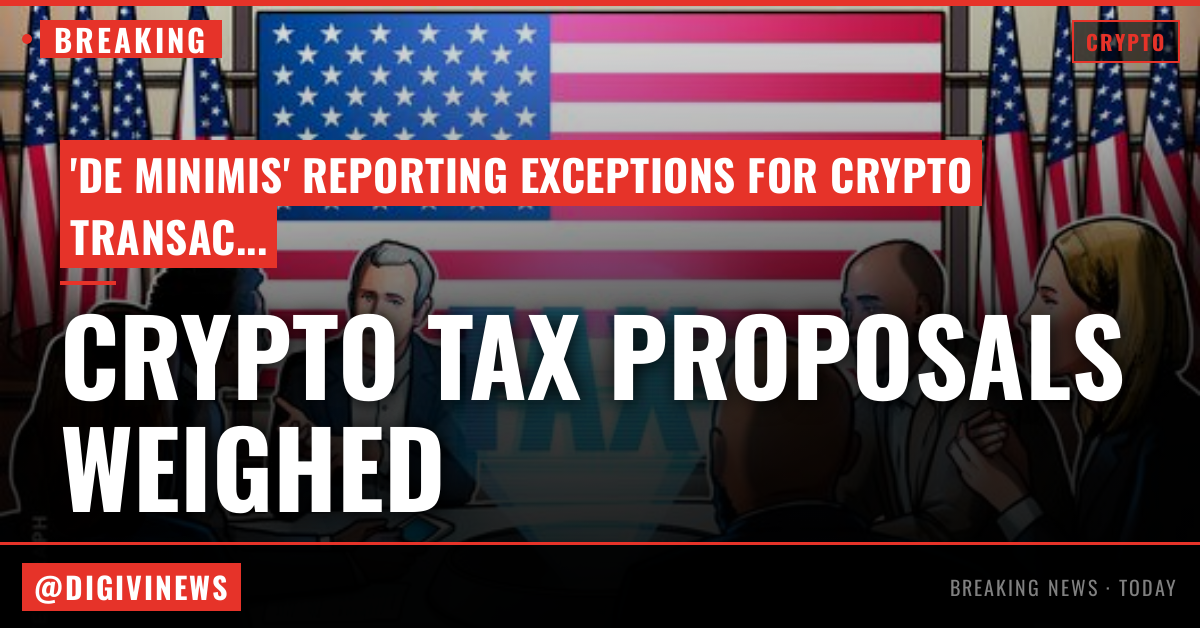 Crypto tax proposals weighed ahead of Tuesday House hearing