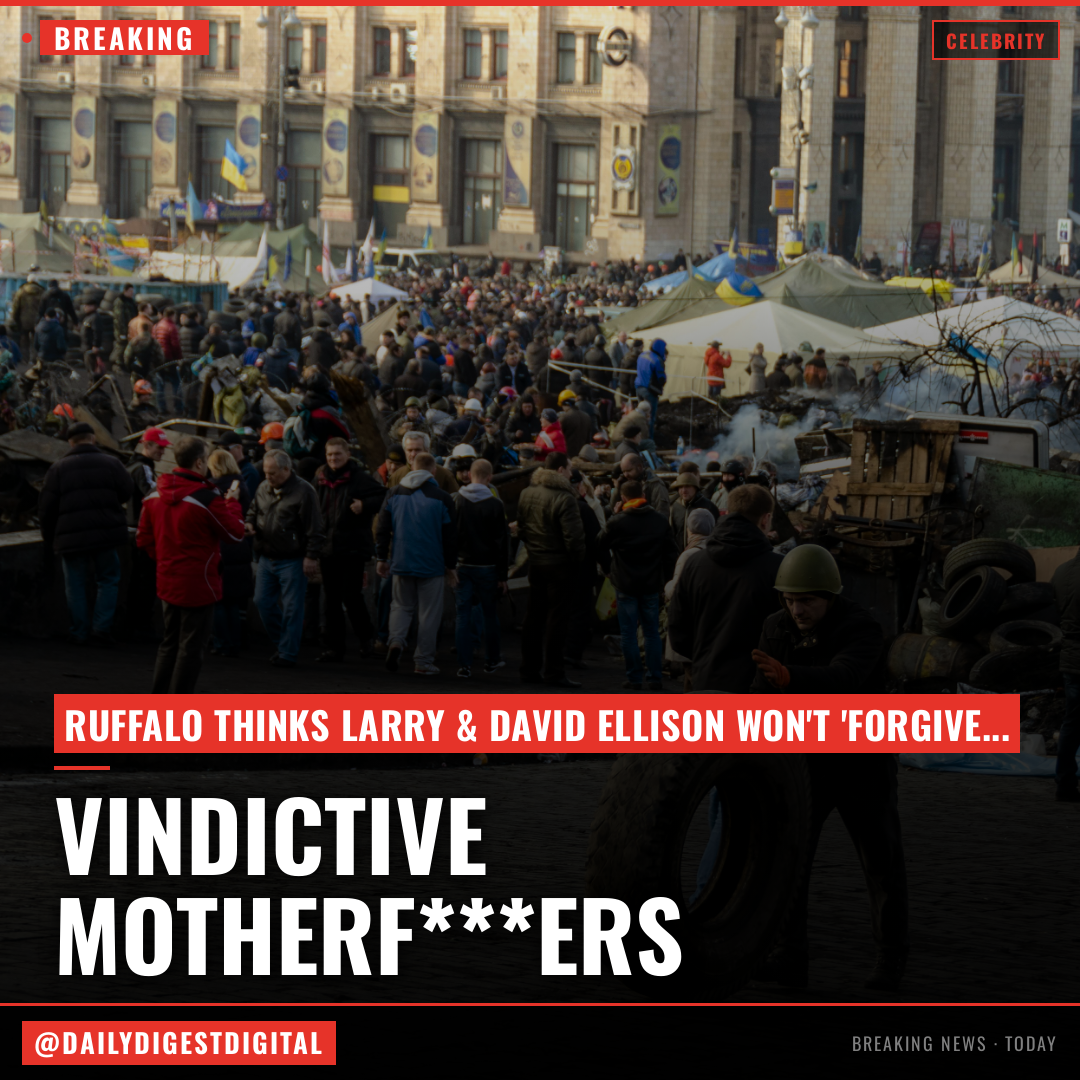 Mark Ruffalo Assumes 'Vindictive Motherf***ers' Larry & David Ellison Have Him 'On A List'
