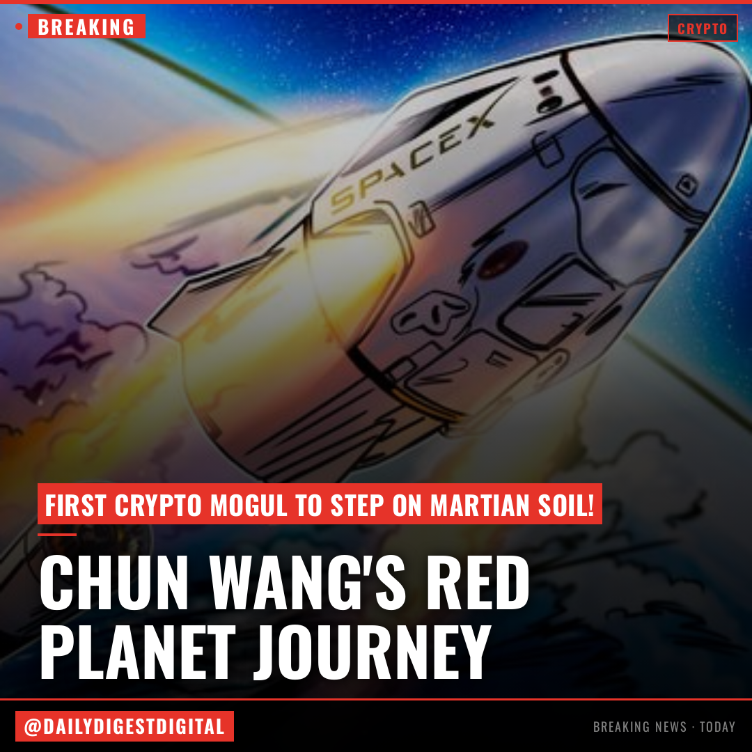 Crypto entrepreneur Chun Wang joins SpaceX mission to Mars
