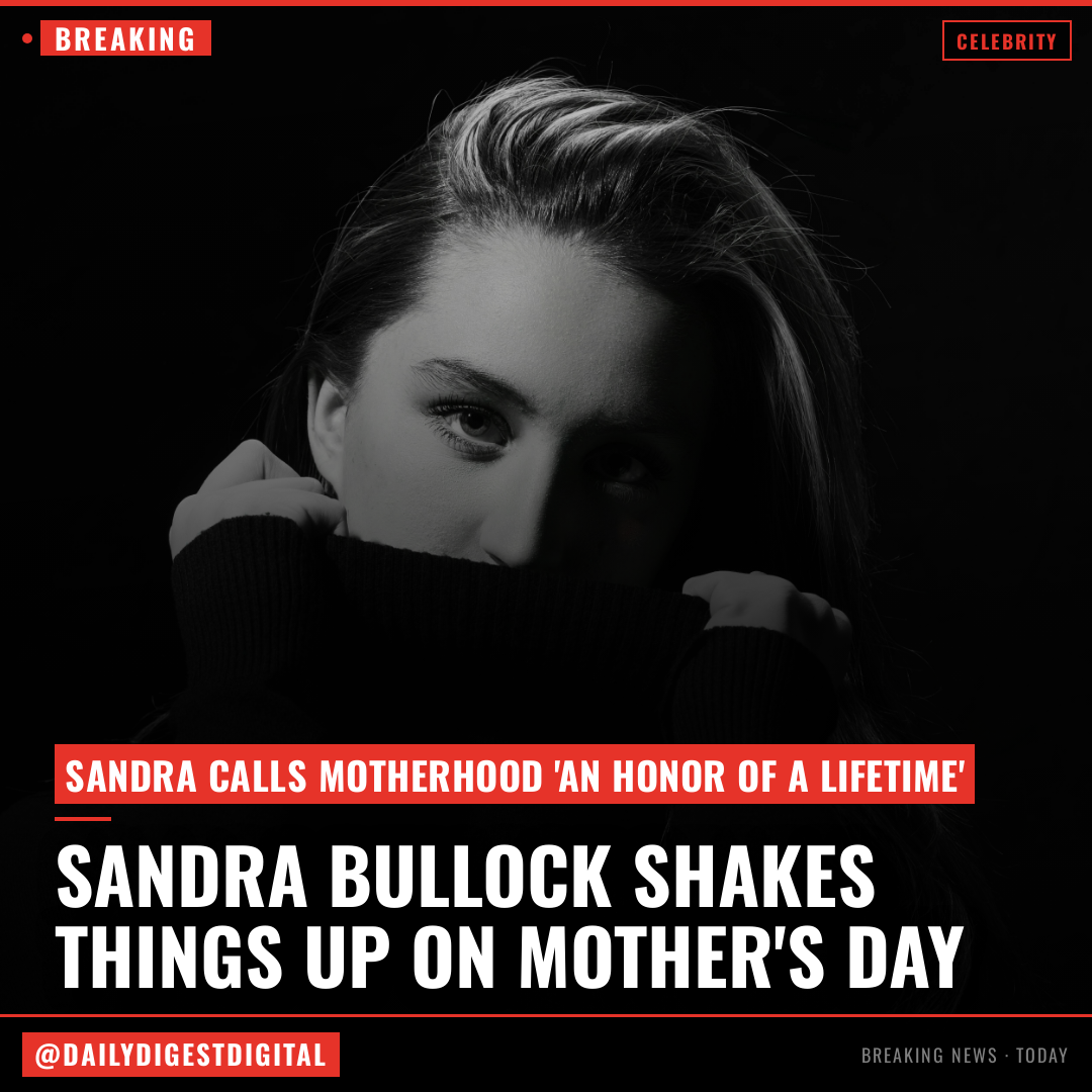 Sandra Bullock shares rare photo of her kids for Mother’s Day, calls motherhood ‘honor of a lifetime’