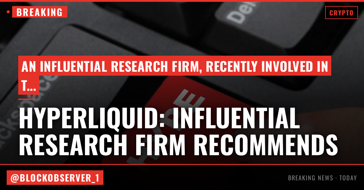 Influential research firm that caused AI stock meltdown lays out Hyperliquid as 'compelling' idea