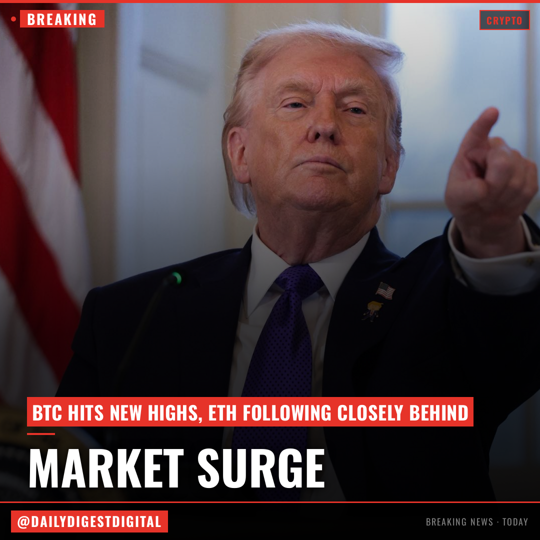 Live markets: Crypto prices buoyed by Trump's 'final stages' remark