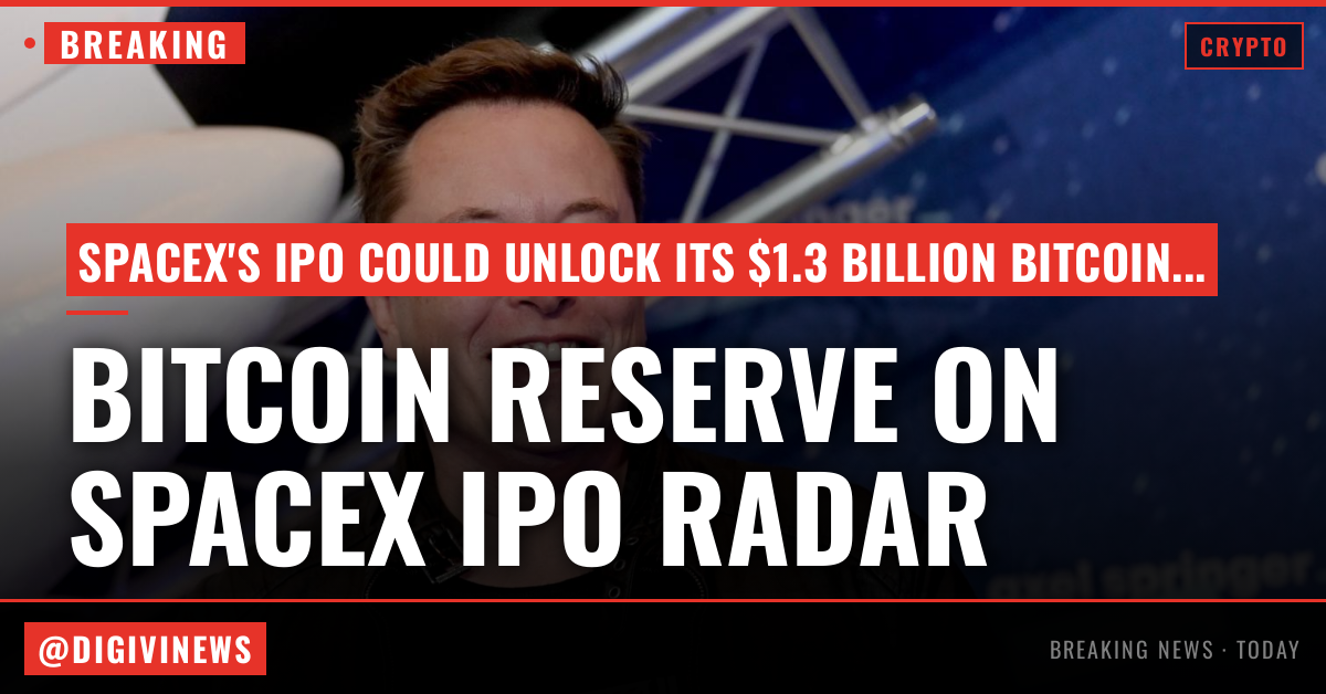 Here's what SpaceX's IPO means for its $1.3 billion bitcoin reserve