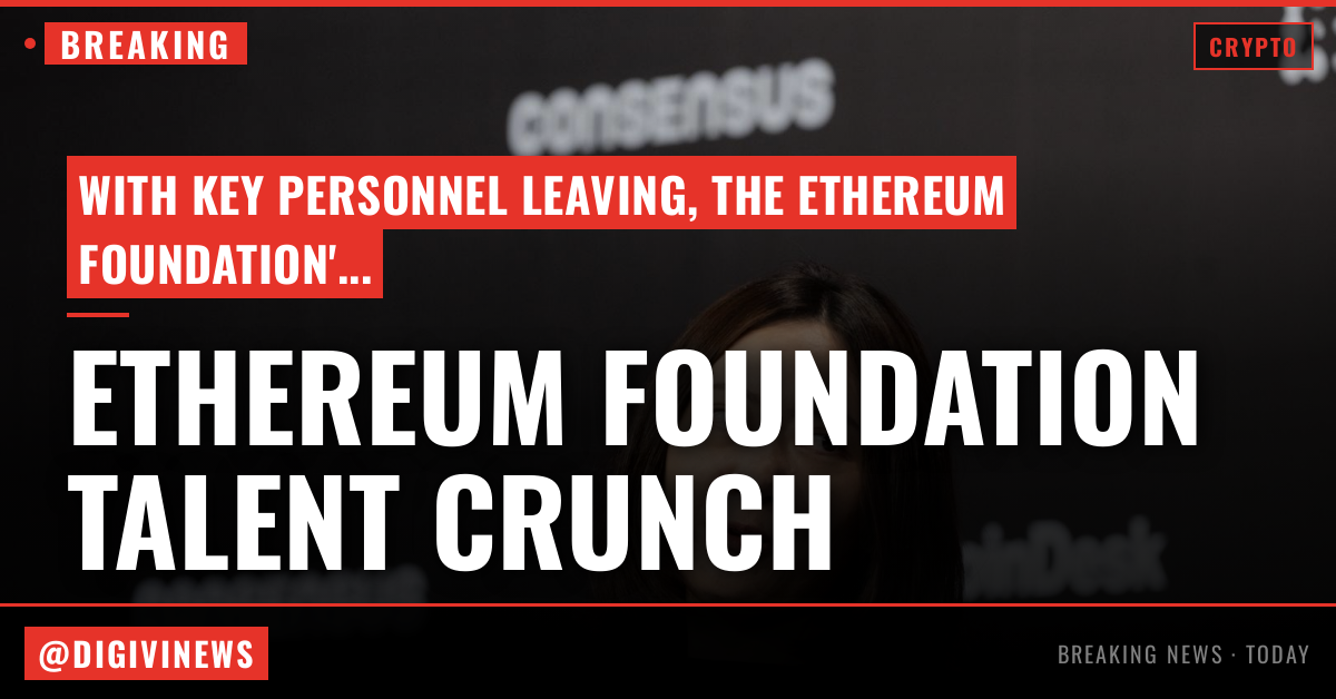 Ethereum Foundation talent exodus sparks fresh debate over leadership