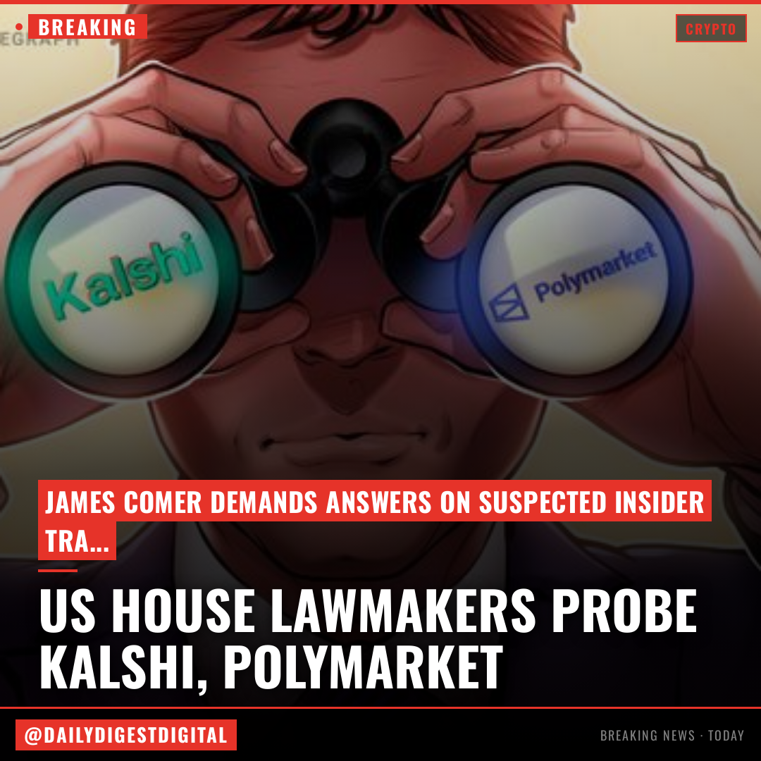 US House lawmakers launch probe into Kalshi, Polymarket insider trading