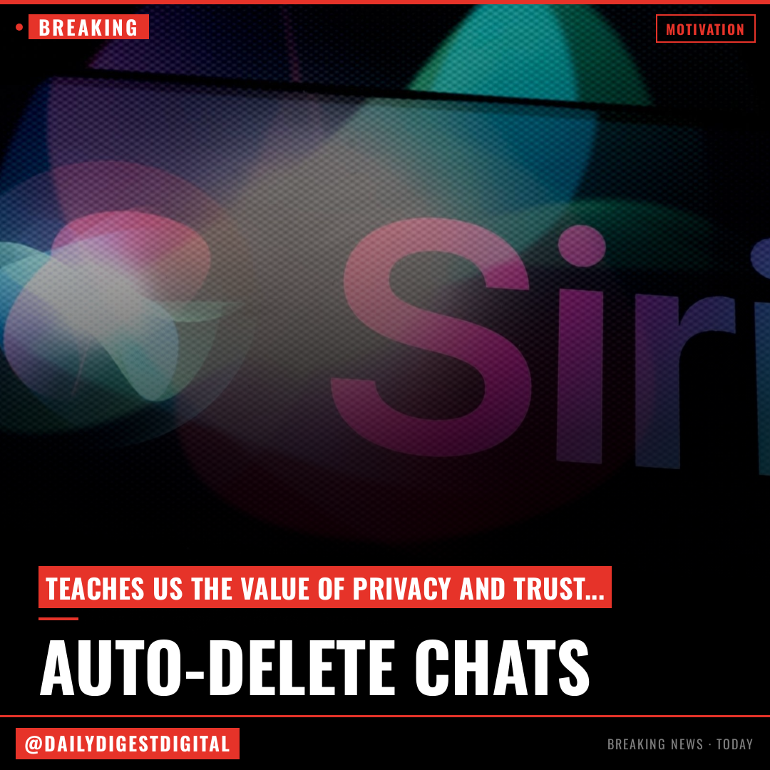 Apple’s New Siri Revamp Will Auto-Delete Your Chats. It’s a Direct Shot at ChatGPT.