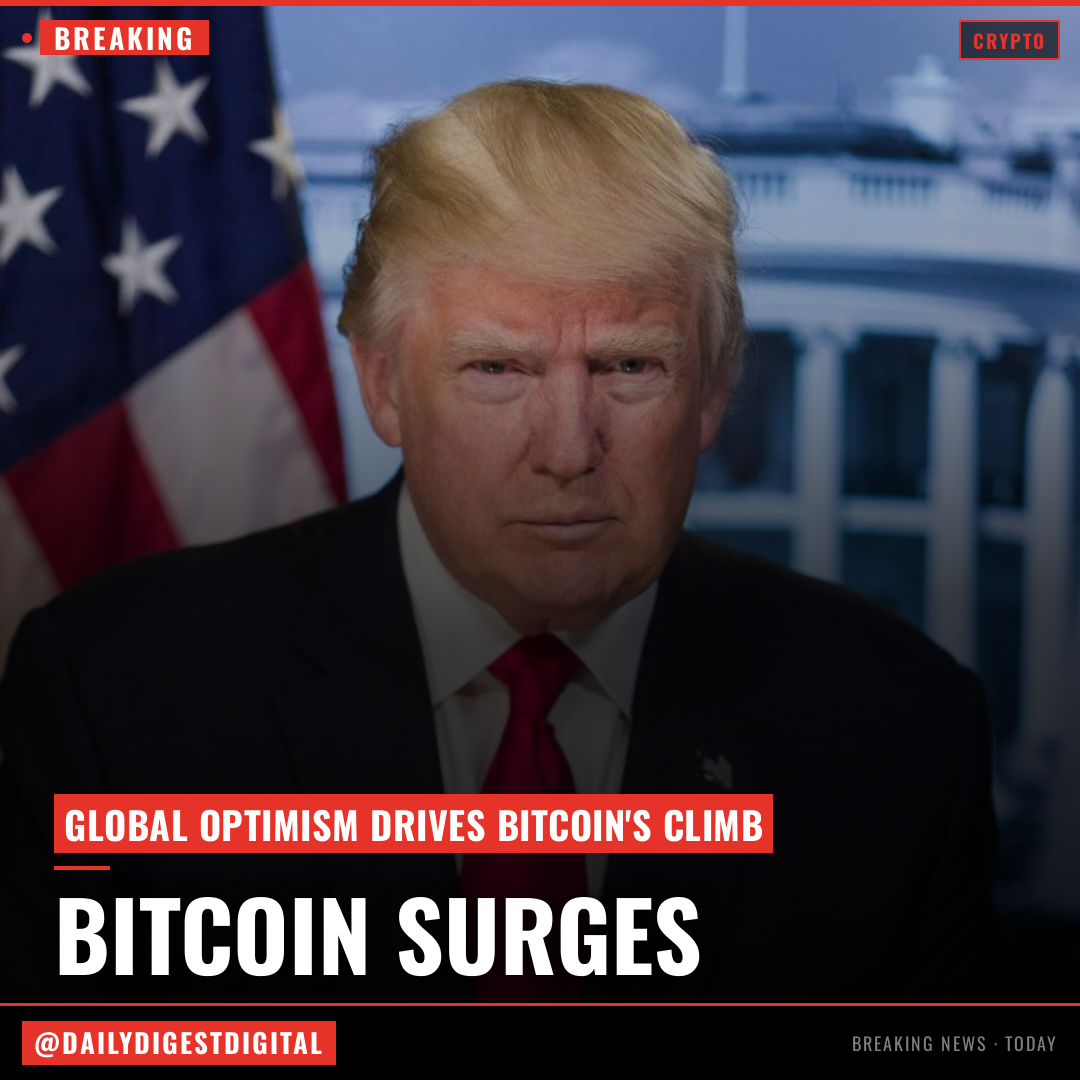 Bitcoin heads higher as President Trump announces Iran peace agreement