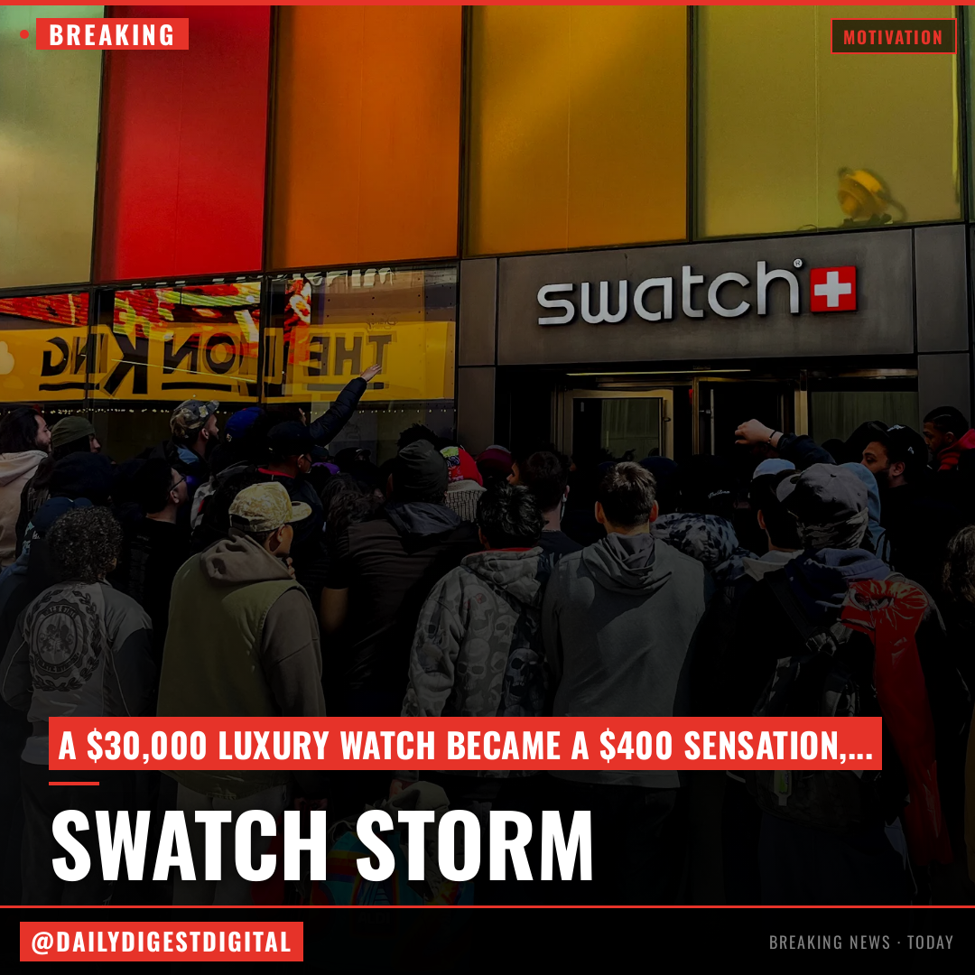 A $400 Swatch Watch Drove Crowds Into a Frenzy — And Forced the Company to Close Stores Worldwide