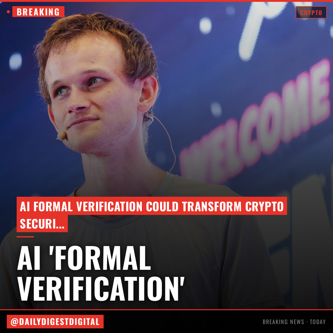 Vitalik Buterin says AI 'formal verification' could actually make crypto much more secure