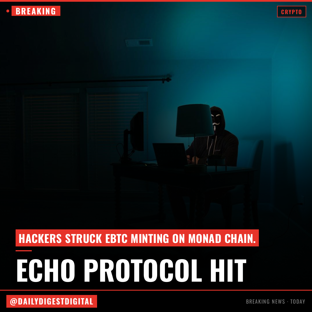 Echo Protocol suffers $76 million exploit in eBTC minting attack on Monad