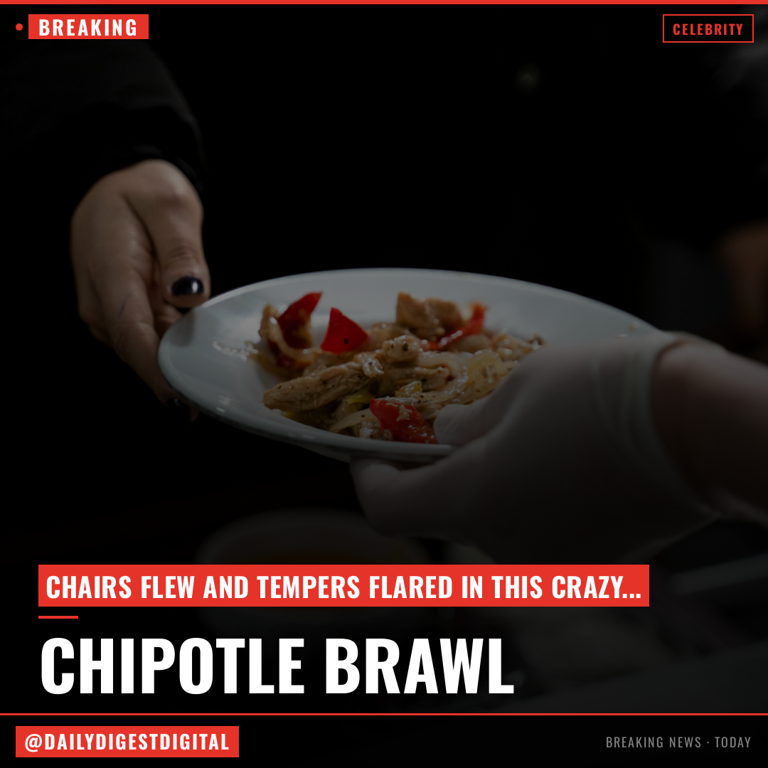 Massive Chair-Throwing Brawl Explodes Inside Chipotle Restaurant: Video
