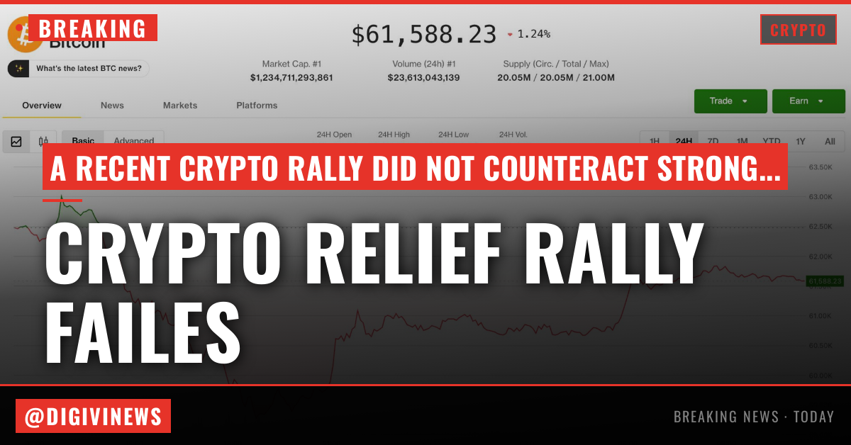 Crypto relief rally fails to shake persistent bearish derivatives signal