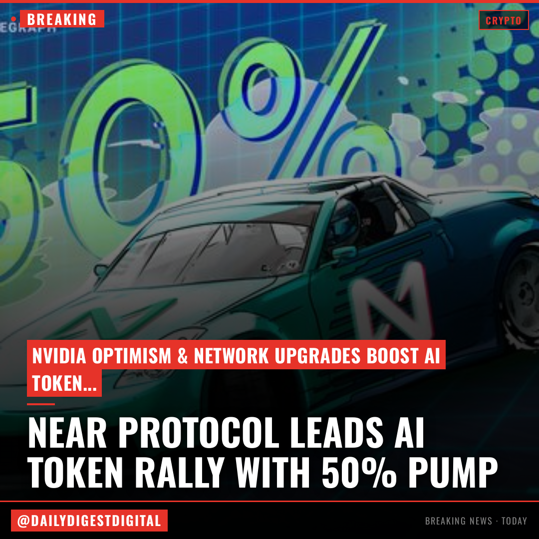 NEAR protocol leads AI token rally with a 50% pump: Is $5 NEAR price next?