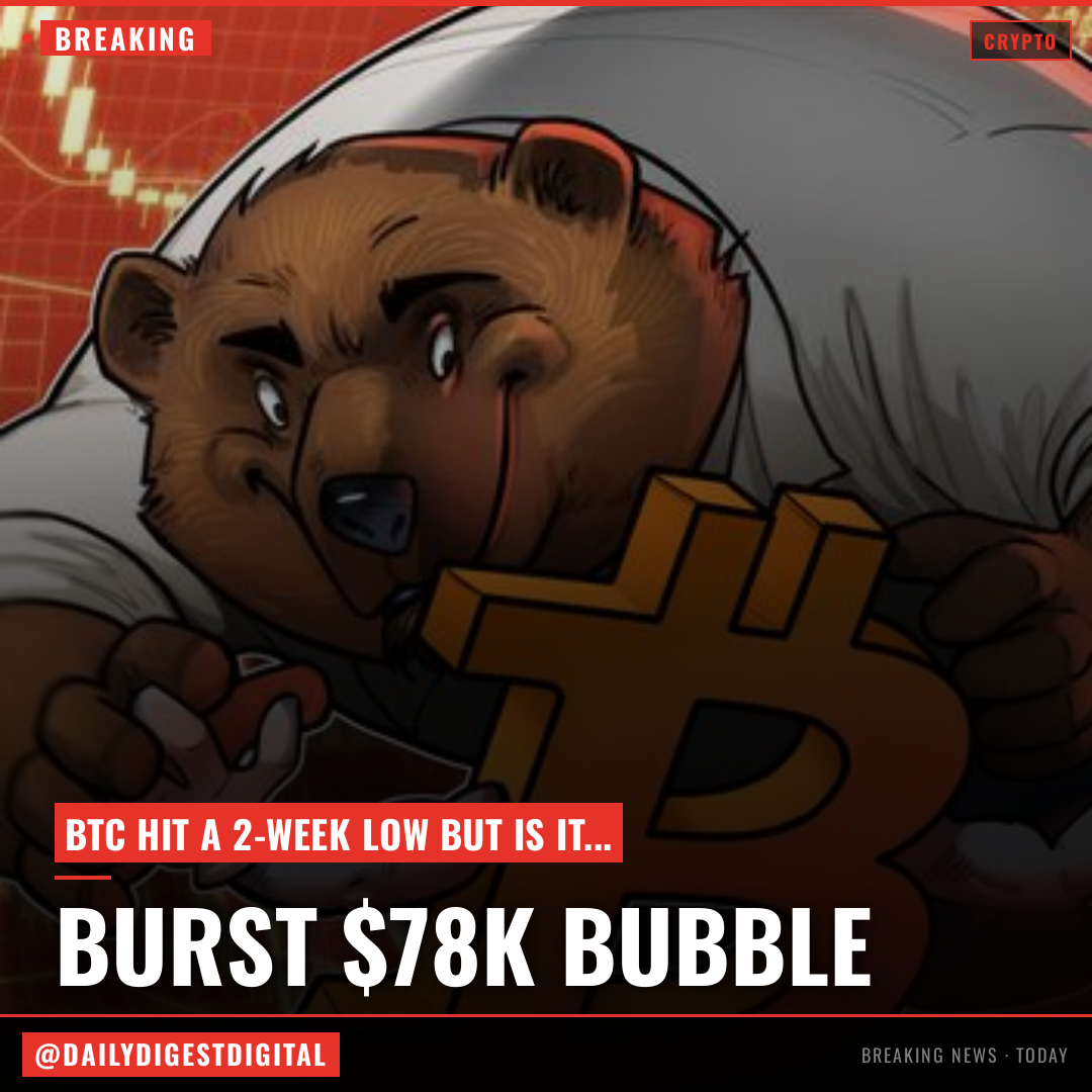Bitcoin analysis sees 'bear trap' as BTC price passes two-week lows under $78K