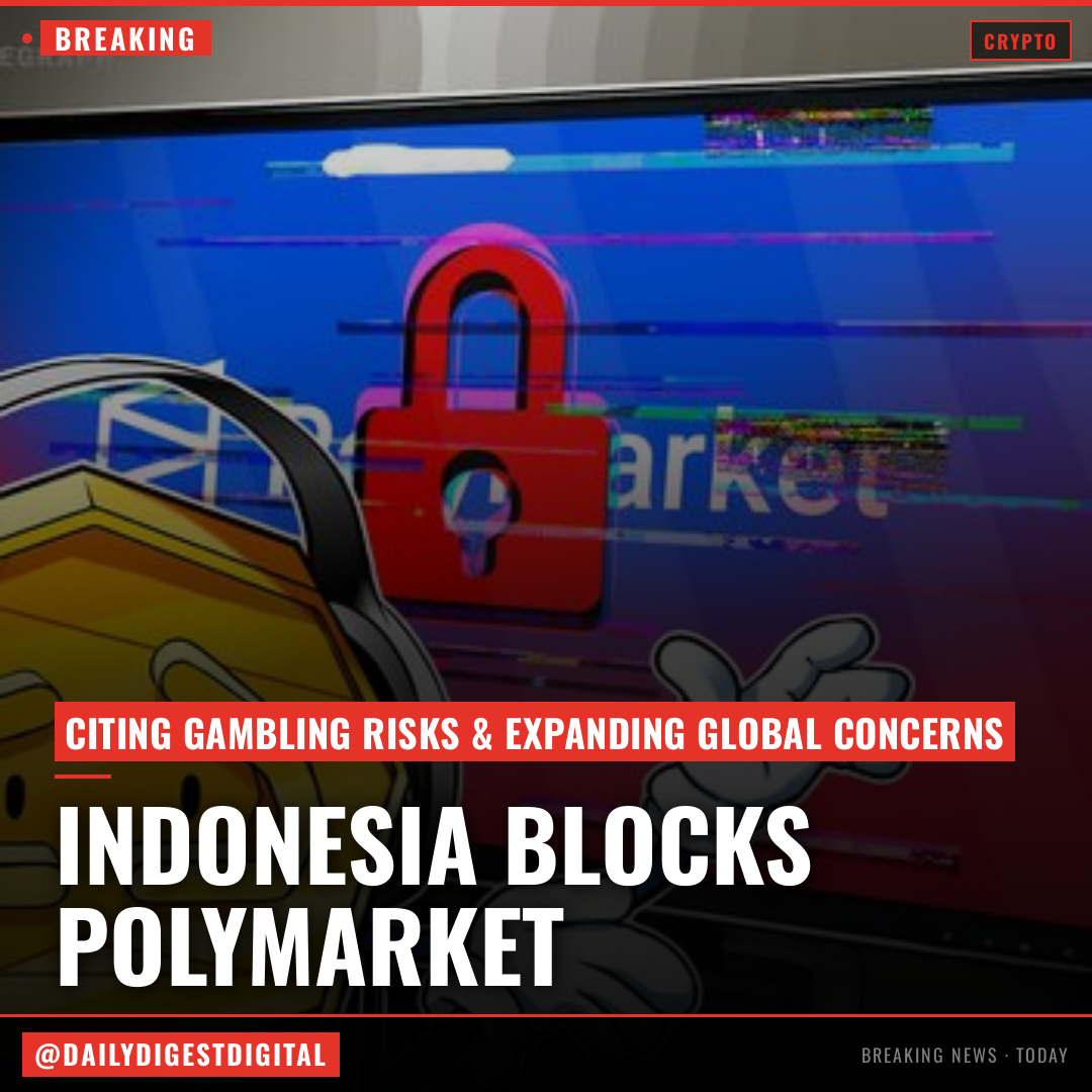 Indonesia blocks Polymarket after bets on president’s exit