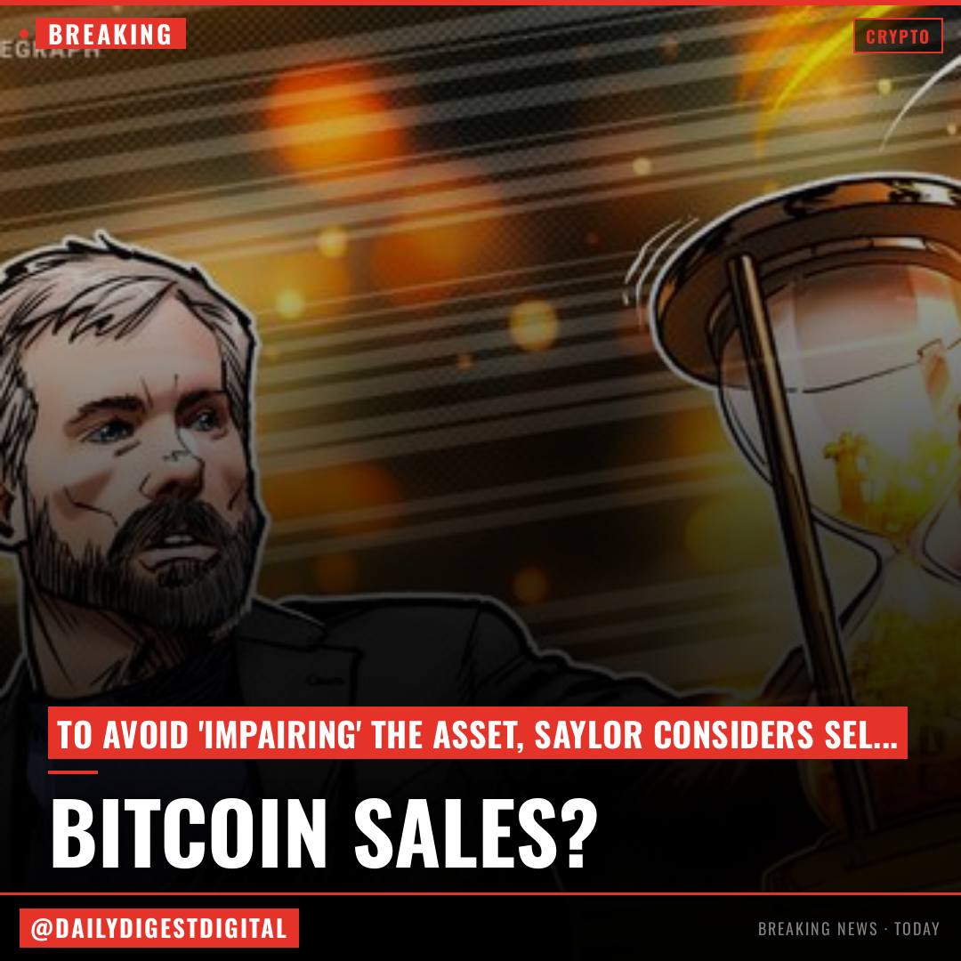 Michael Saylor floated Bitcoin sales idea to avoid 'impairing' the asset