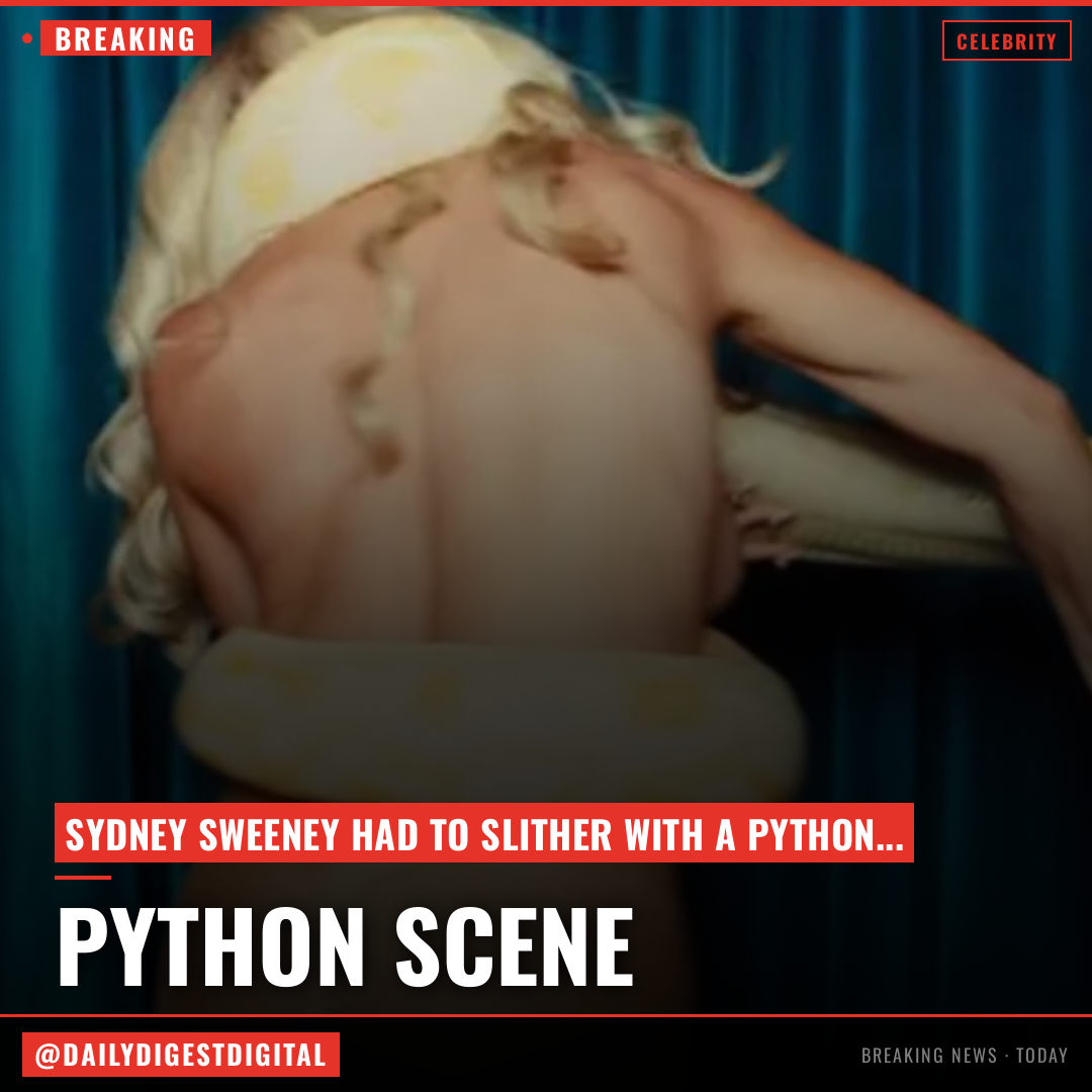 Sydney Sweeney is wrapped in a python — and little else — in bizarre ‘Euphoria’ scene
