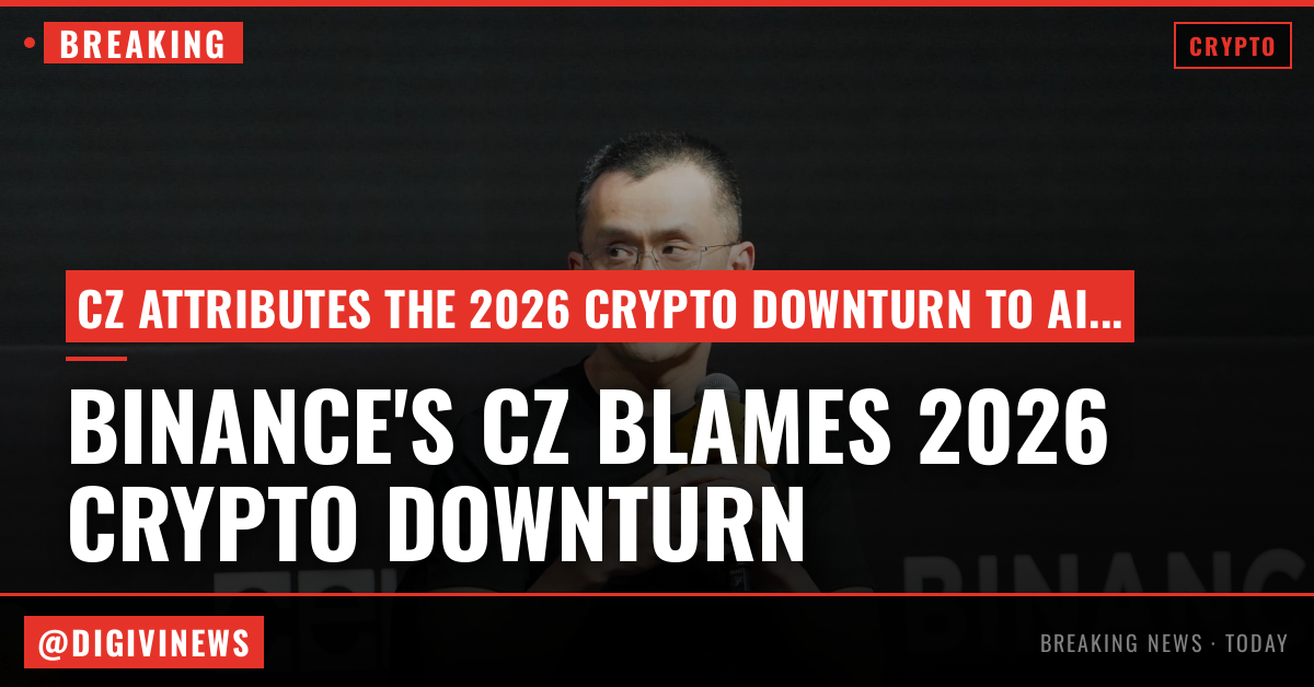 Binance founder CZ blames crypto's sour 2026 on mix of AI, global tension, 4-year cycle