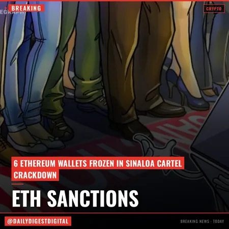 US sanctions Sinaloa cartel-linked Ethereum addresses