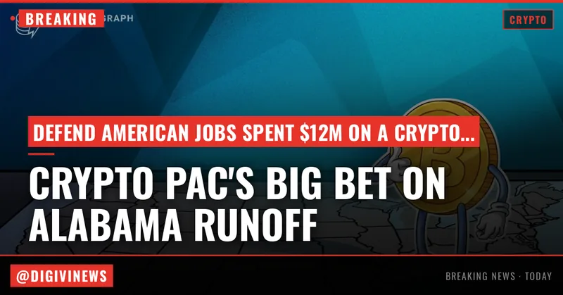 Crypto PAC has $12M stake in Senate primary runoff as Alabama voters head to polls