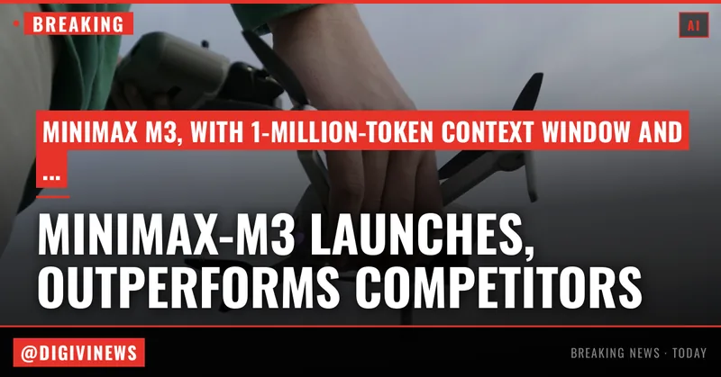 MiniMax-M3 debuts, eclipsing GPT-5.5 and Gemini 3.1 Pro on key benchmark performance for just 5-10% of the cost