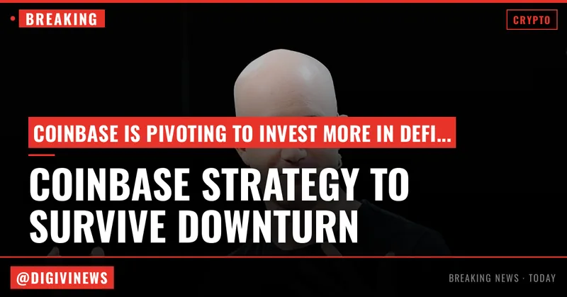 Here is how Coinbase plan to survive the crypto downturn by ditching its reliance on trading fees