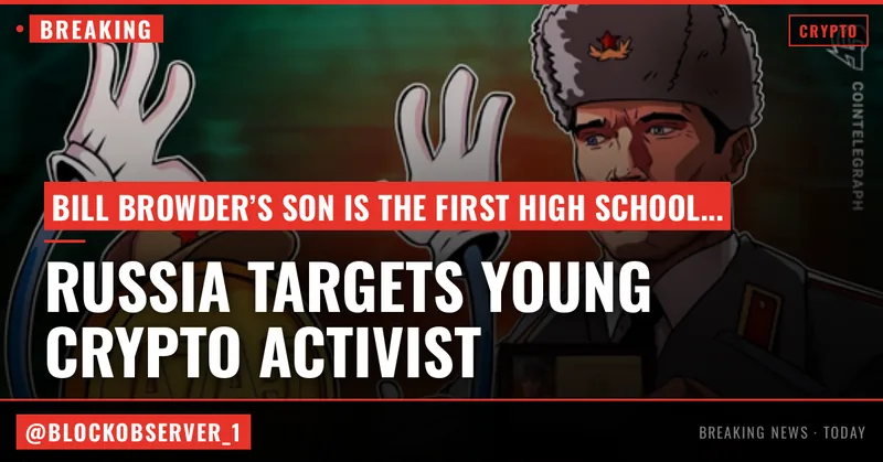 Russia targets British 17-year-old for alleging digital assets were skirting sanctions