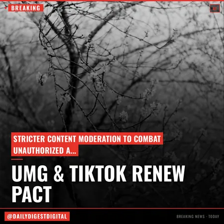 Universal Music Group and TikTok renew agreement to combat unauthorized AI music