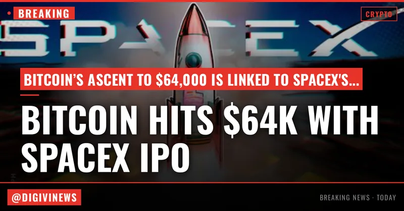 Bitcoin surfs SpaceX IPO at $64K as trader warns key BTC price support may crumble
