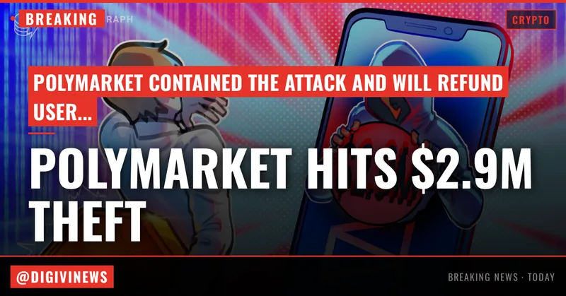 Polymarket hit by $2.9M theft, users to be refunded