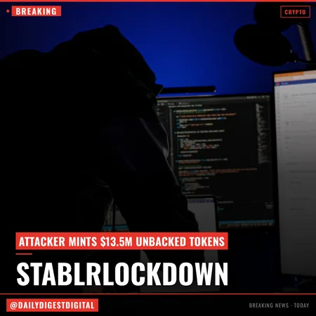 StablR freezes USDR and EURR after attacker mints $13.5 million in unbacked tokens