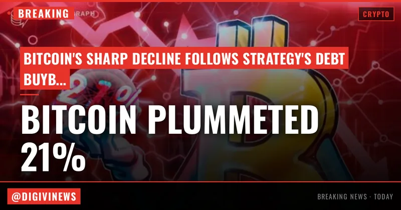 Bitcoin fell 21% after Strategy’s debt buyback news— Is a Terra Luna-style doom loop next?