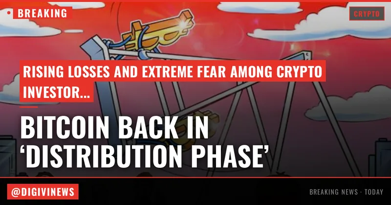Bitcoin back in ‘distribution phase’ as extreme fear grips crypto market