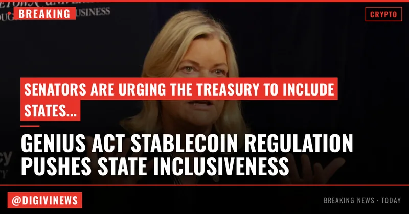 U.S. senators urge Treasury not to leave states out of GENIUS Act stablecoin process