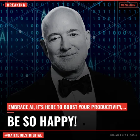 Worried About AI Taking Your Job? Jeff Bezos Says You’re Thinking About It All Wrong And Should ‘Be 