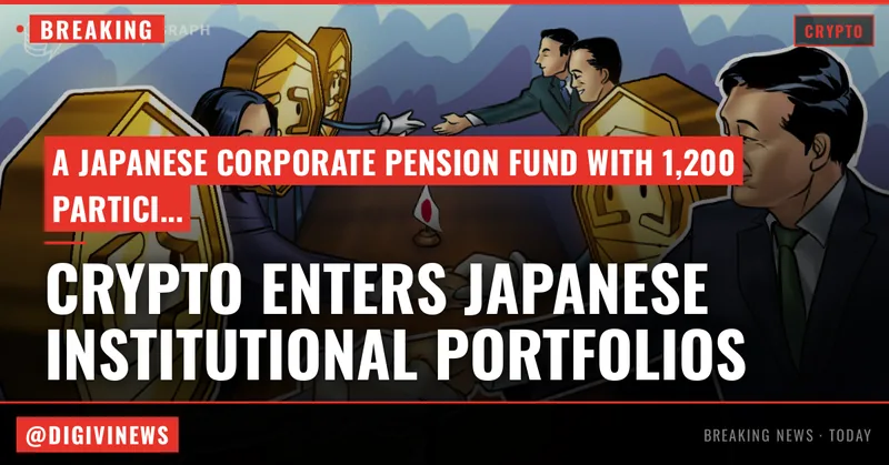 Japanese corporate pension fund plans 1% crypto allocation: Nikkei
