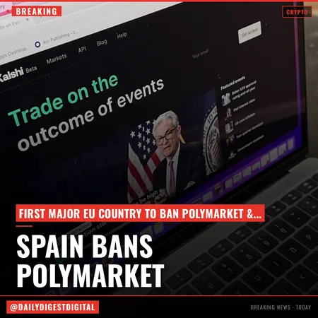 Spain joins growing list of countries shutting out Polymarket and Kalshi