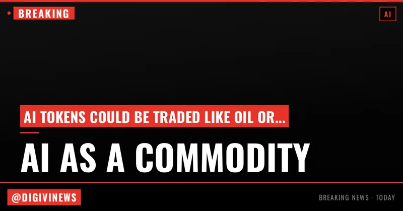 Just like gold and oil, we’ll soon be able to trade AI token futures