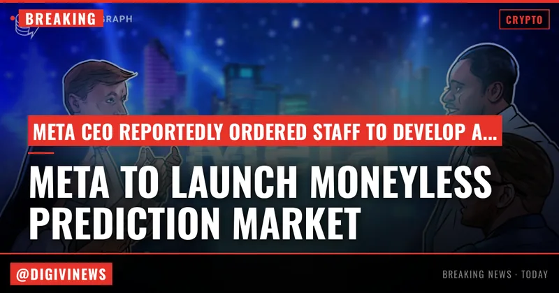 Mark Zuckerberg ordered Meta staff to develop moneyless prediction market: NYT