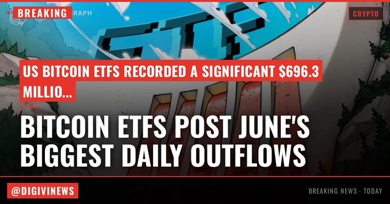 Bitcoin ETFs post June's biggest daily outflows as BTC falls below $60K