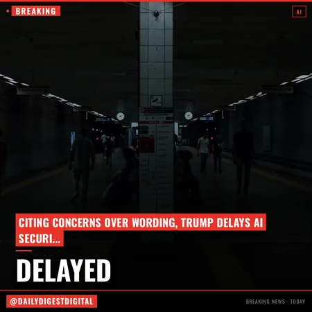 Trump delays AI security executive order: ‘I don’t want to get in the way of that leading’
