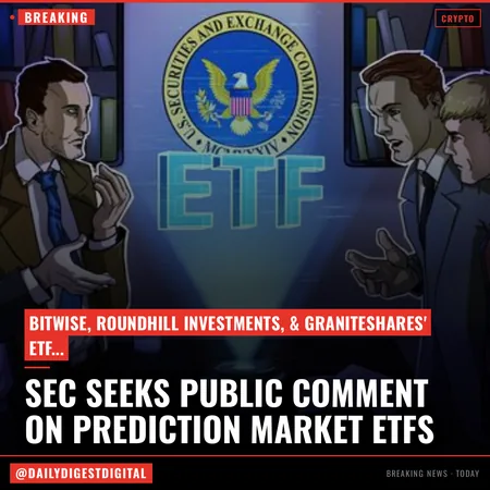 SEC seeks public comment as it weighs prediction market ETFs
