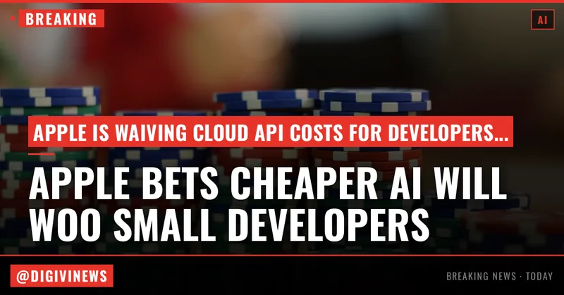 Apple bets cheaper AI will woo small developers