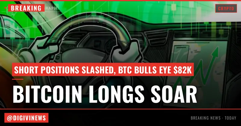 Bitcoin longs soar despite weak US macroeconomic data: Is $82K BTC next?