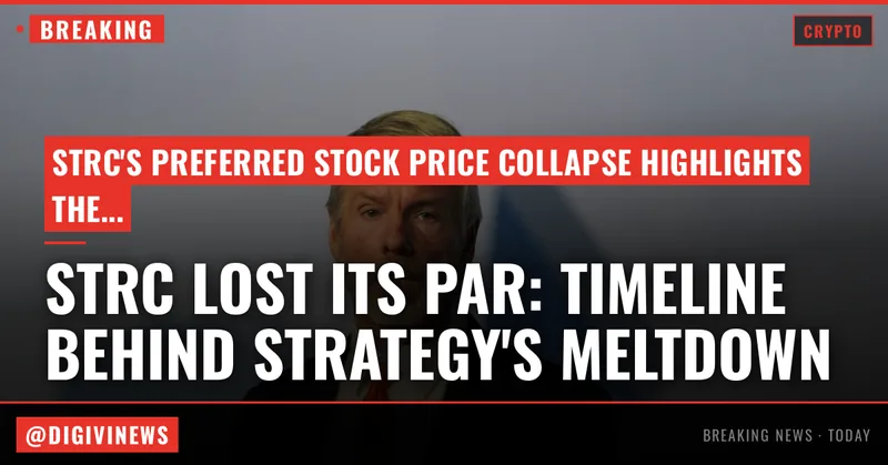 How STRC lost its par: The timeline behind Strategy's preferred-stock meltdown